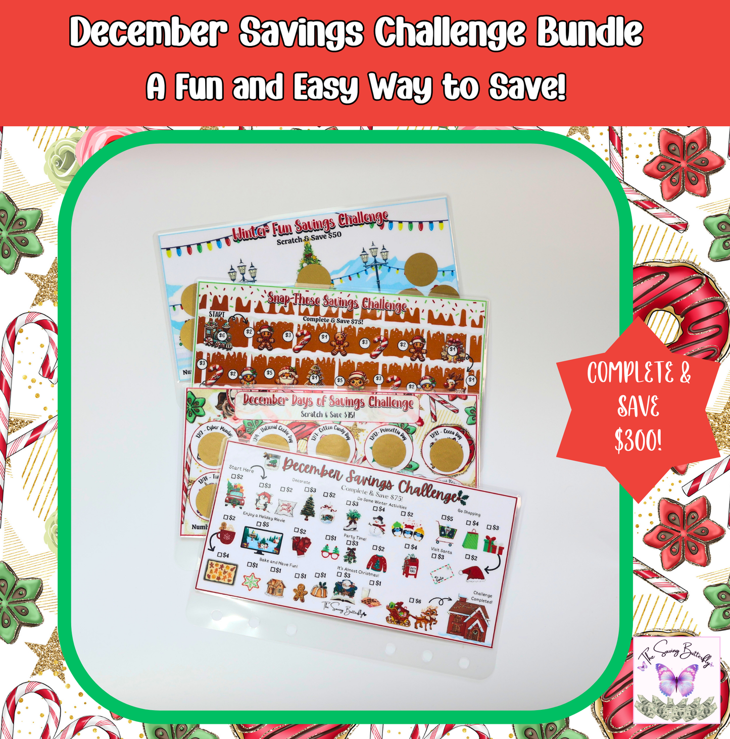 December Savings Challenge Bundle Set