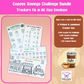 Coffee Savings Challenge Bundle Set A6 Size