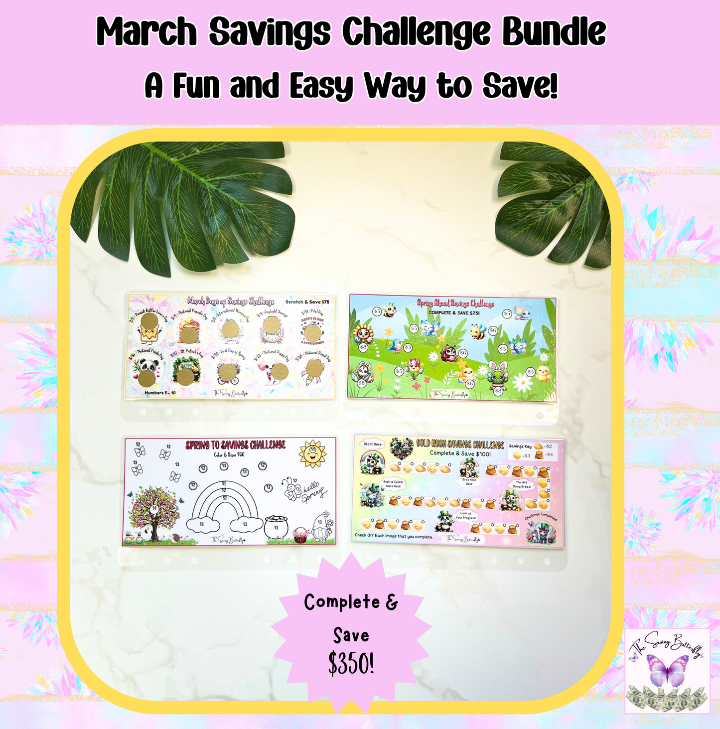 March Savings Challenge Bundle Set