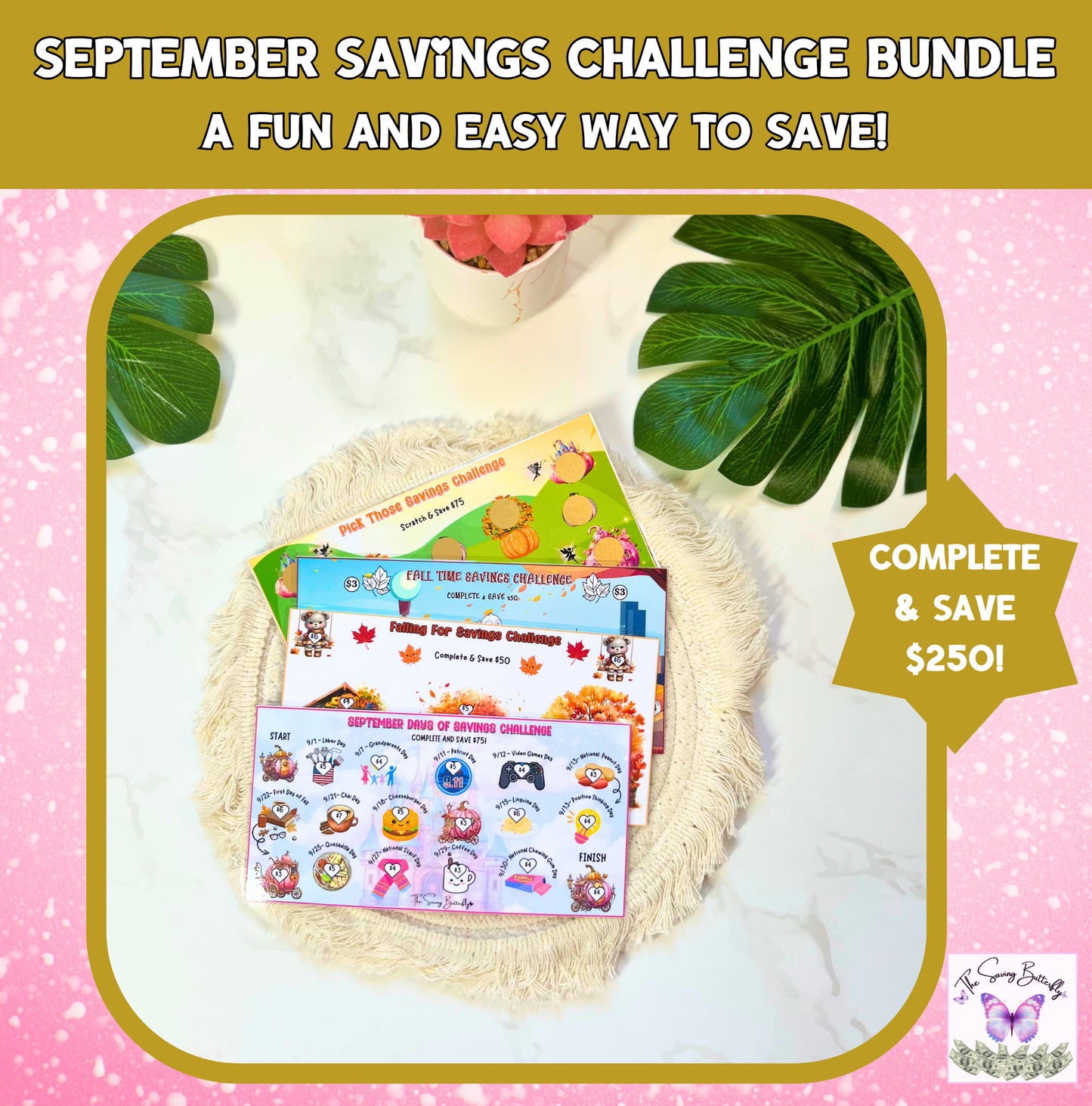 September Savings Challenge Bundle Set
