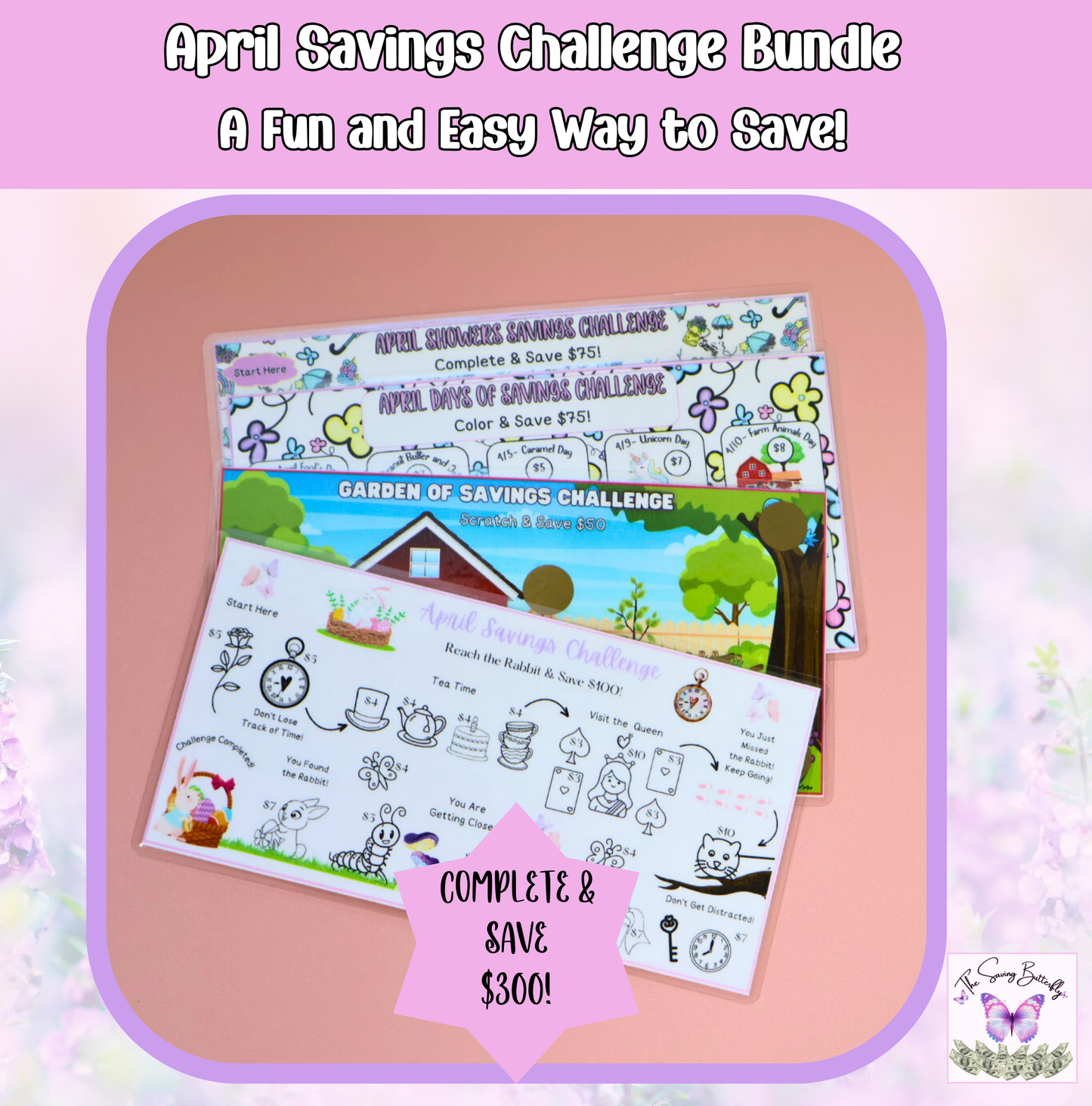 April Savings Challenge Bundle Set