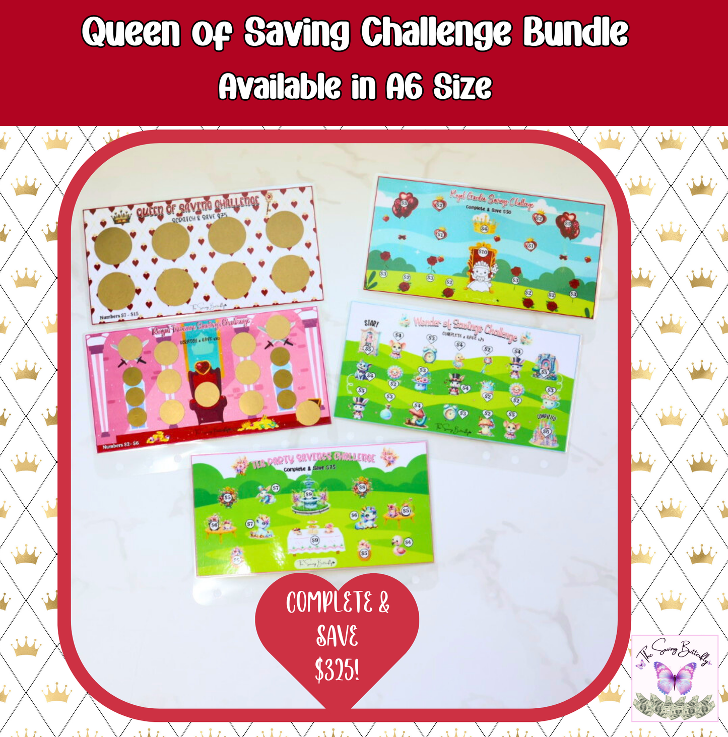 Queen of Savings Challenge Bundle Set