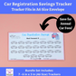 Car Savings Challenge Bundle Set A6 Size