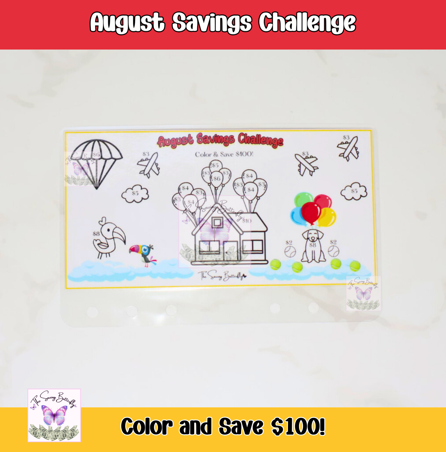 August Savings Challenge Bundle