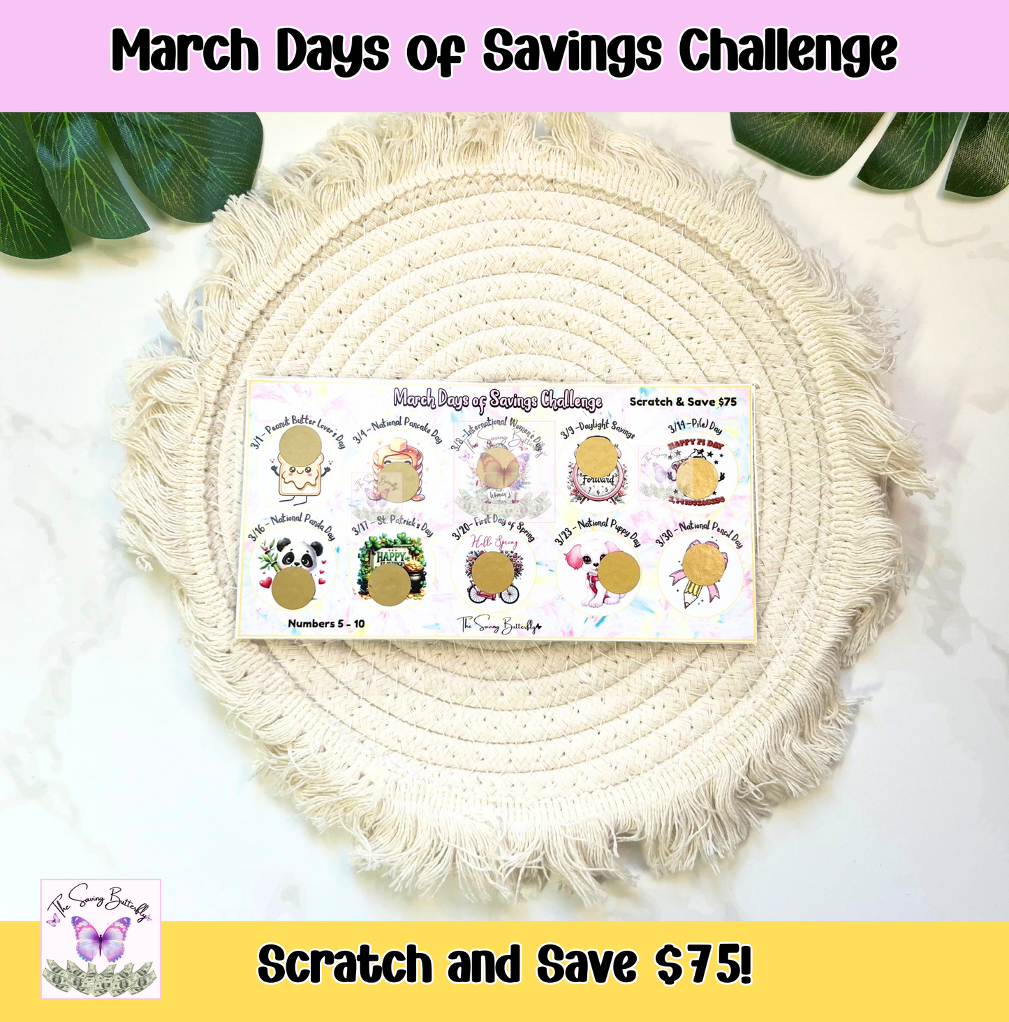 March Savings Challenge Bundle Set