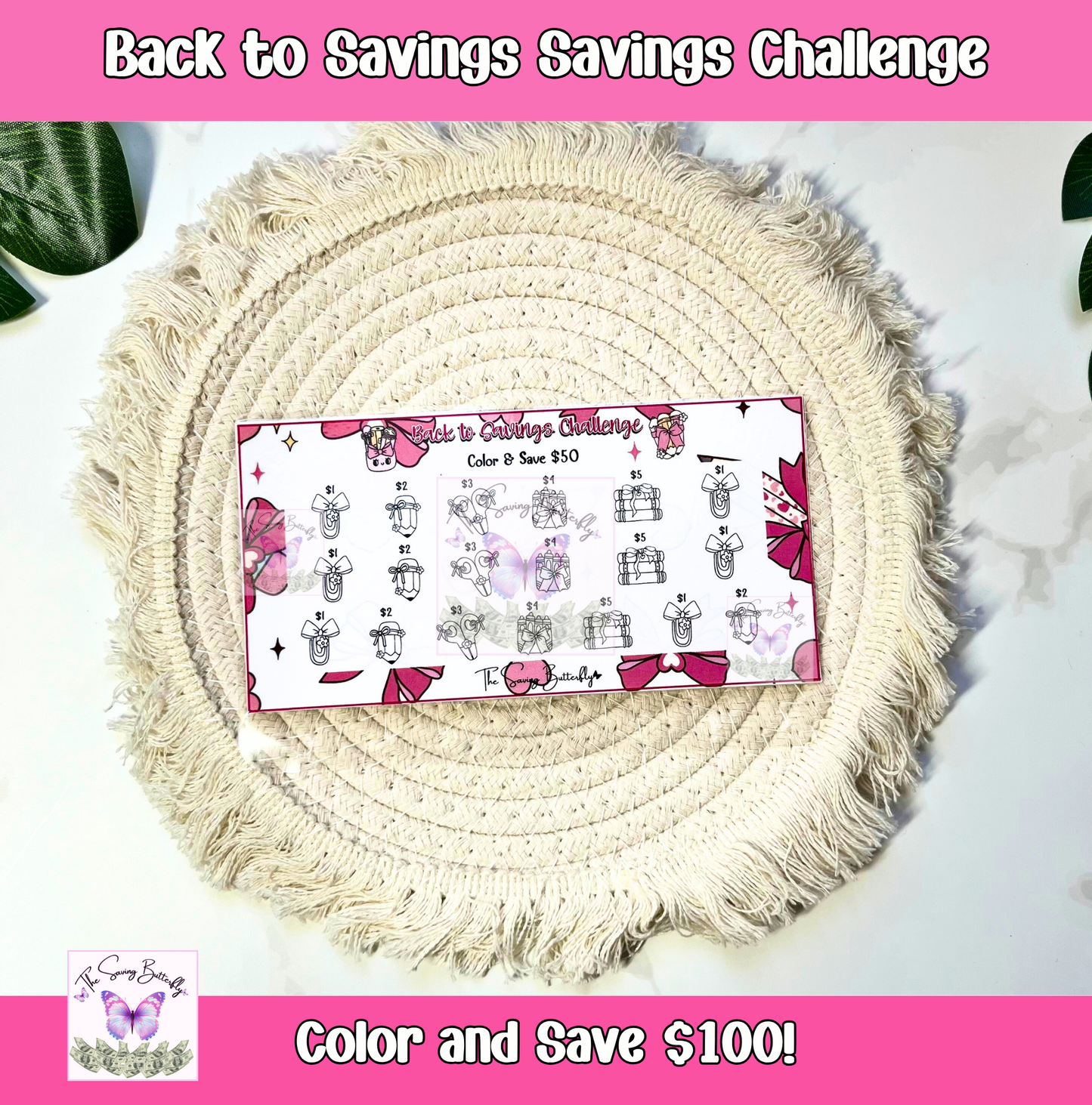 August Savings Challenge Bundle