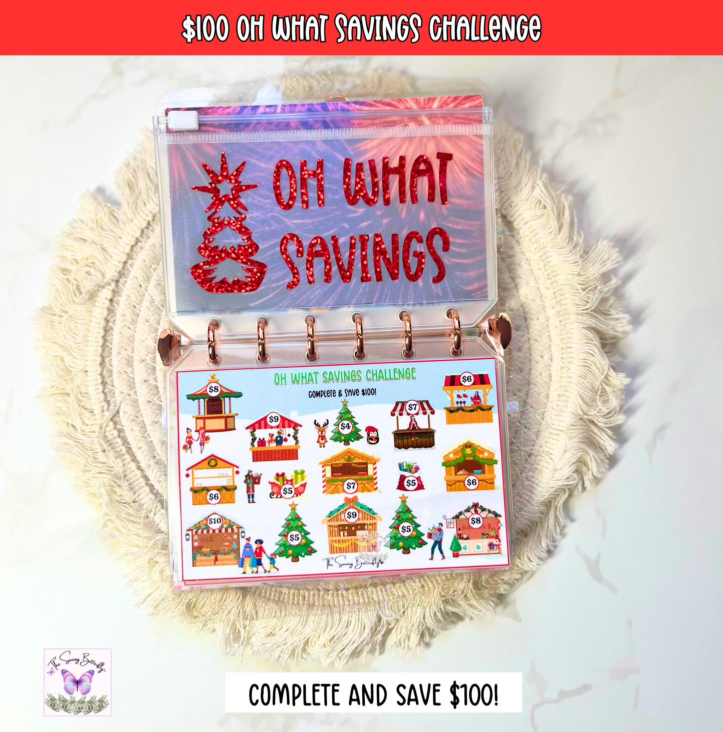 Winter Savings Challenge Binder