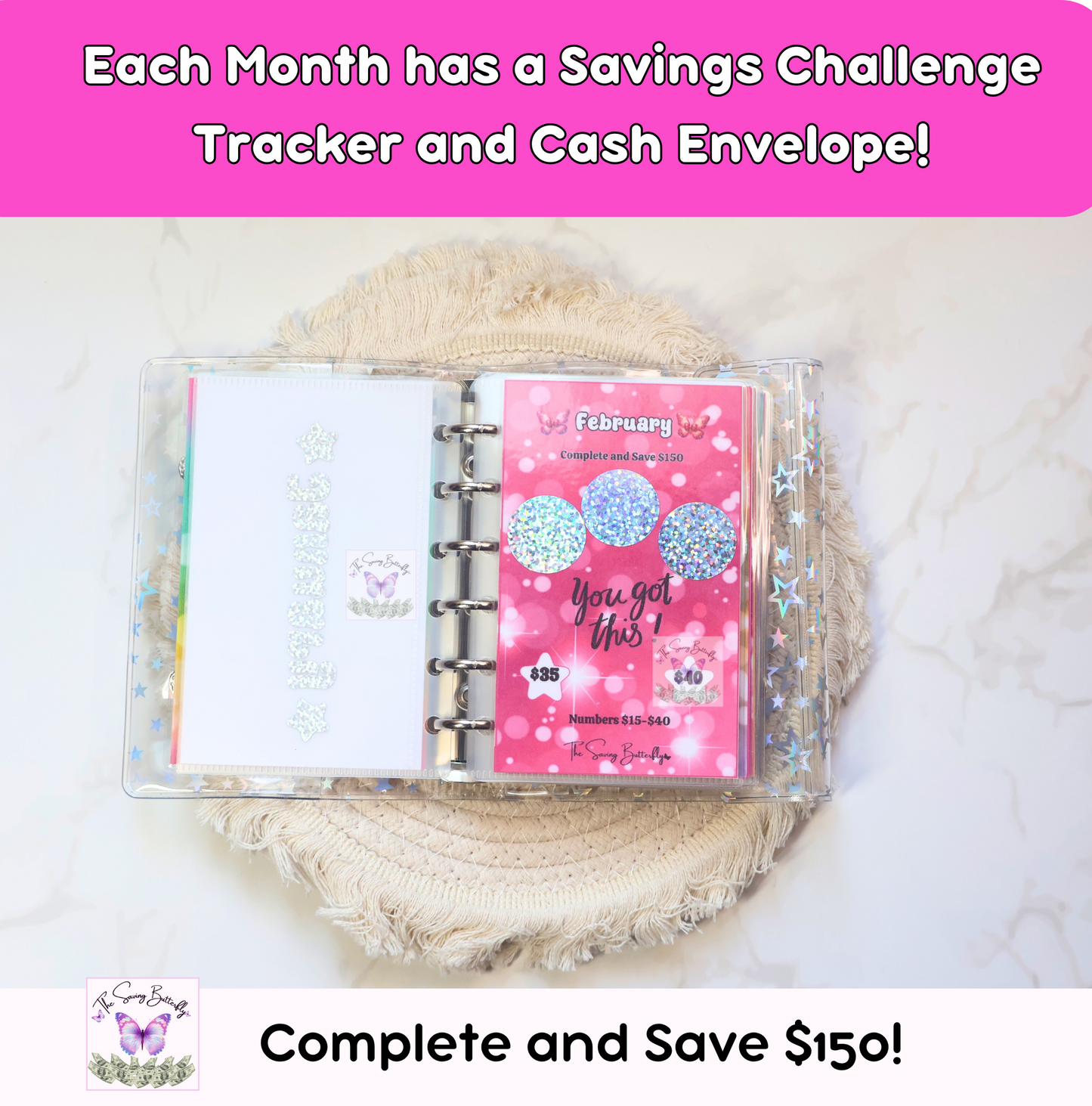 2025 Saving Butterfly Challenge Binder Set