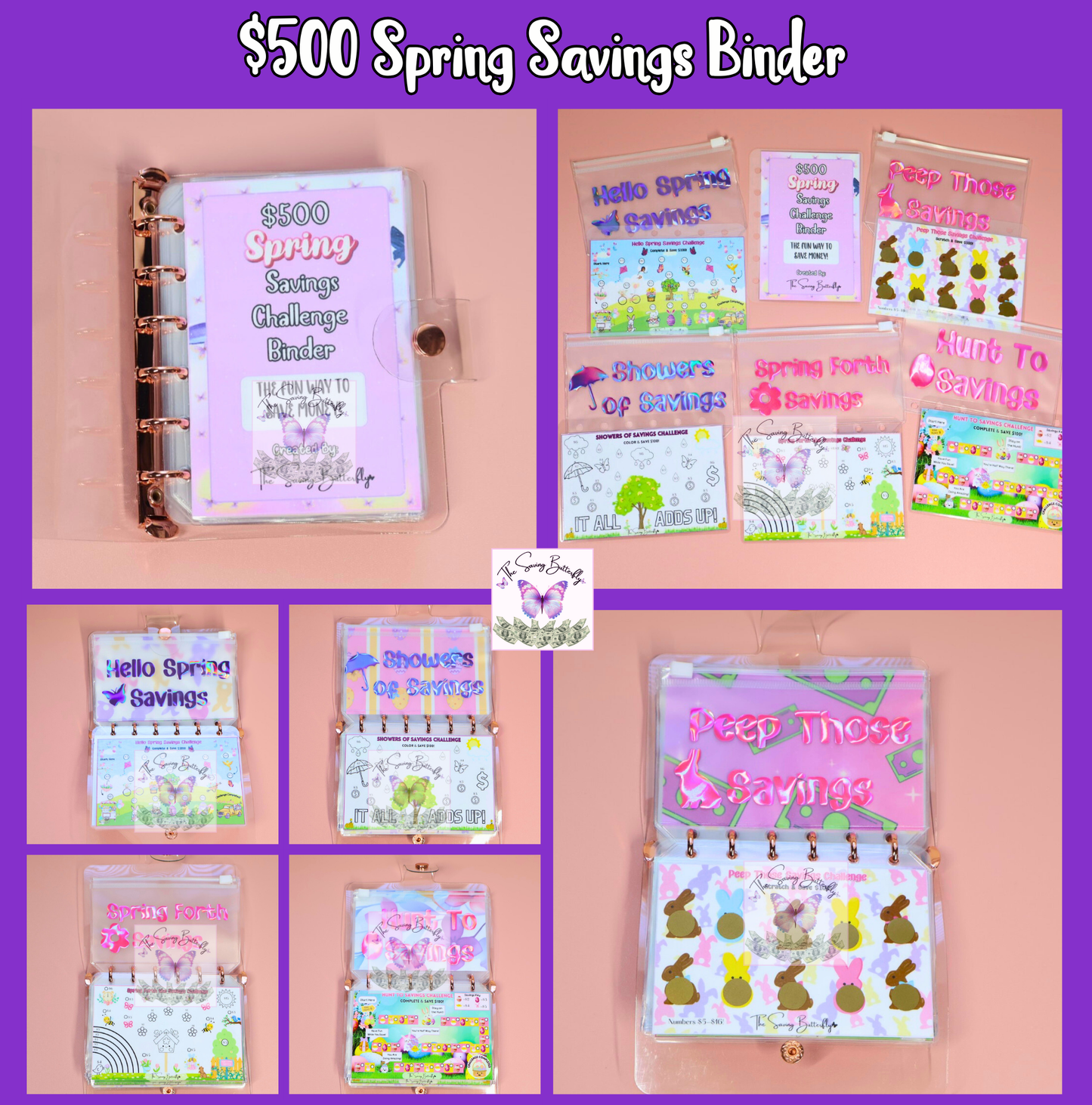 4 Seasons Mini Savings Challenge Binder Bundle