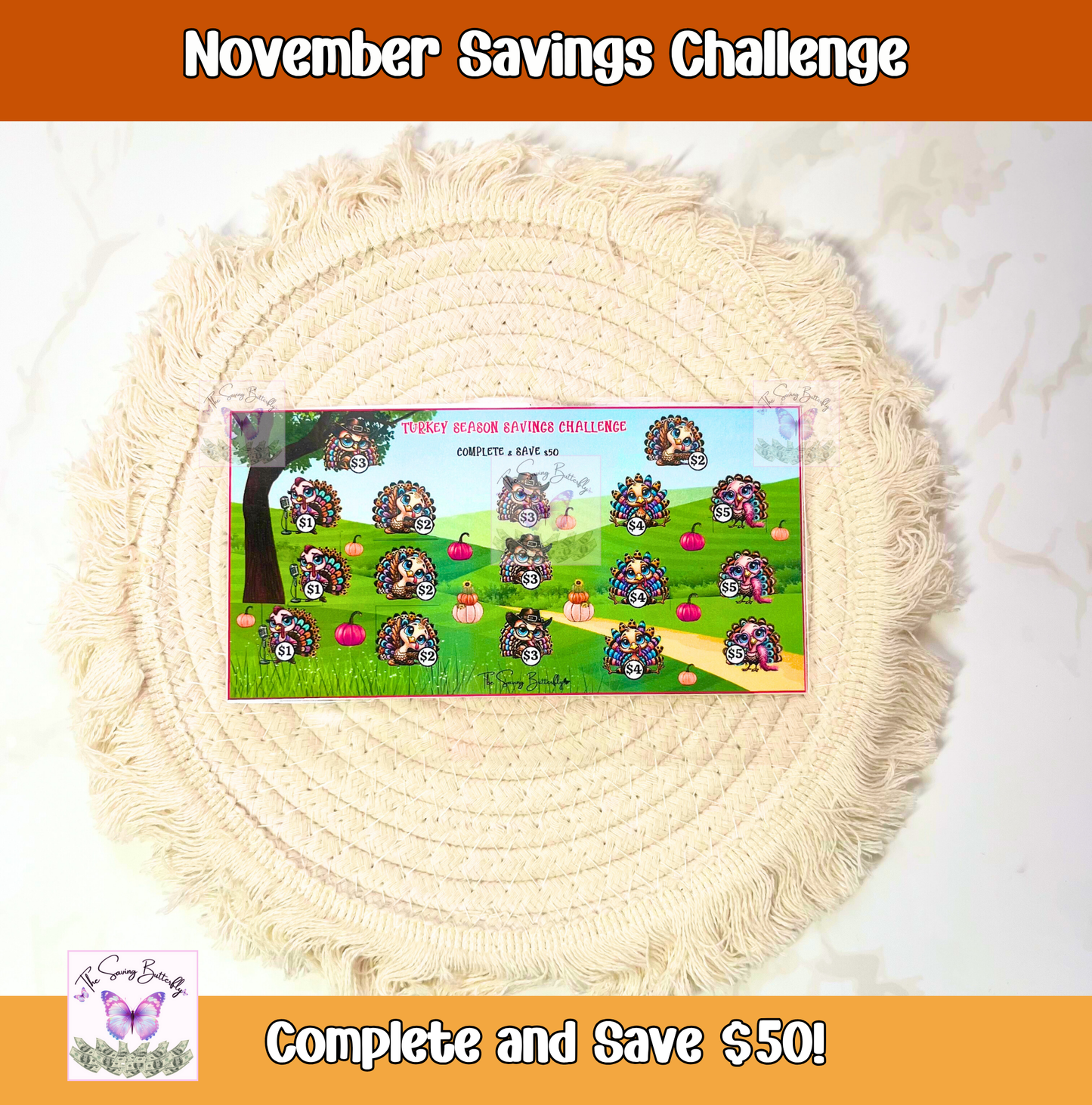 November 2025 Savings Challenge Bundle Set