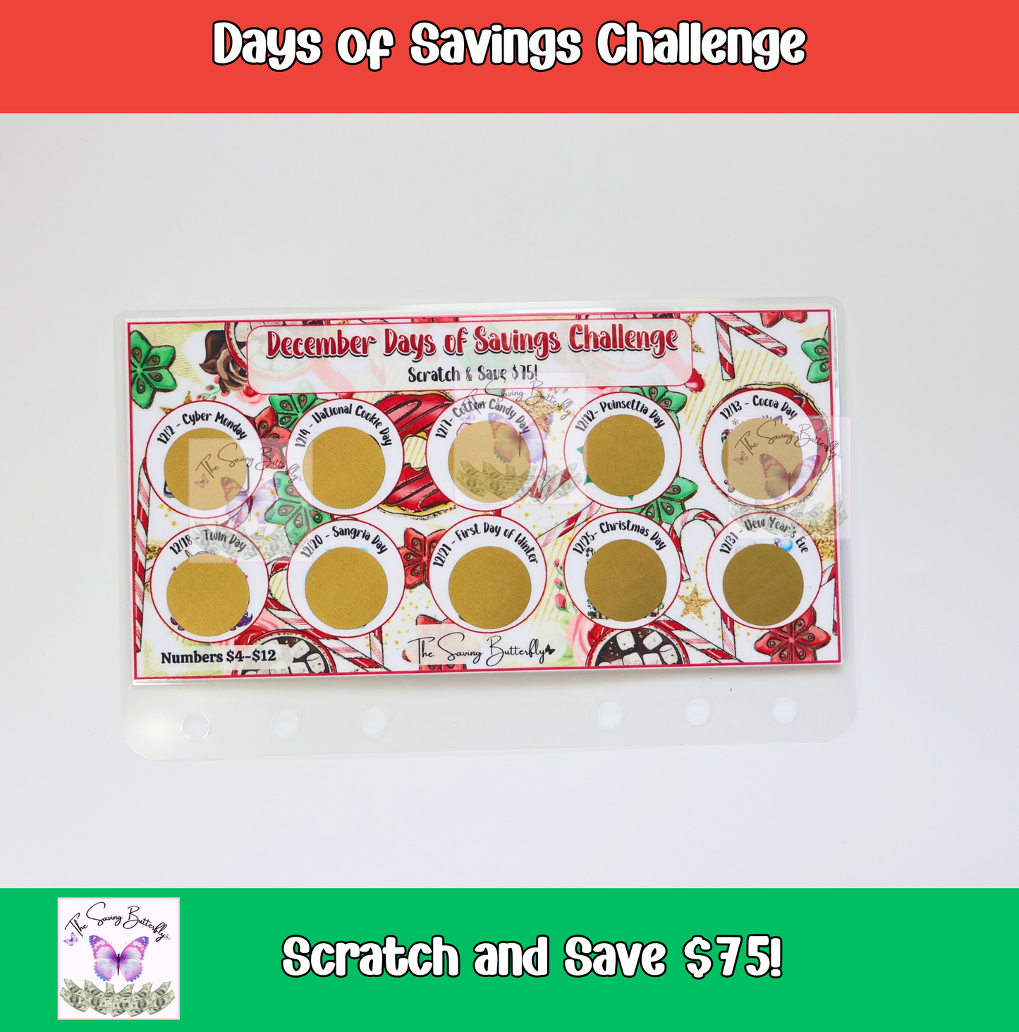 December Savings Challenge Bundle Set