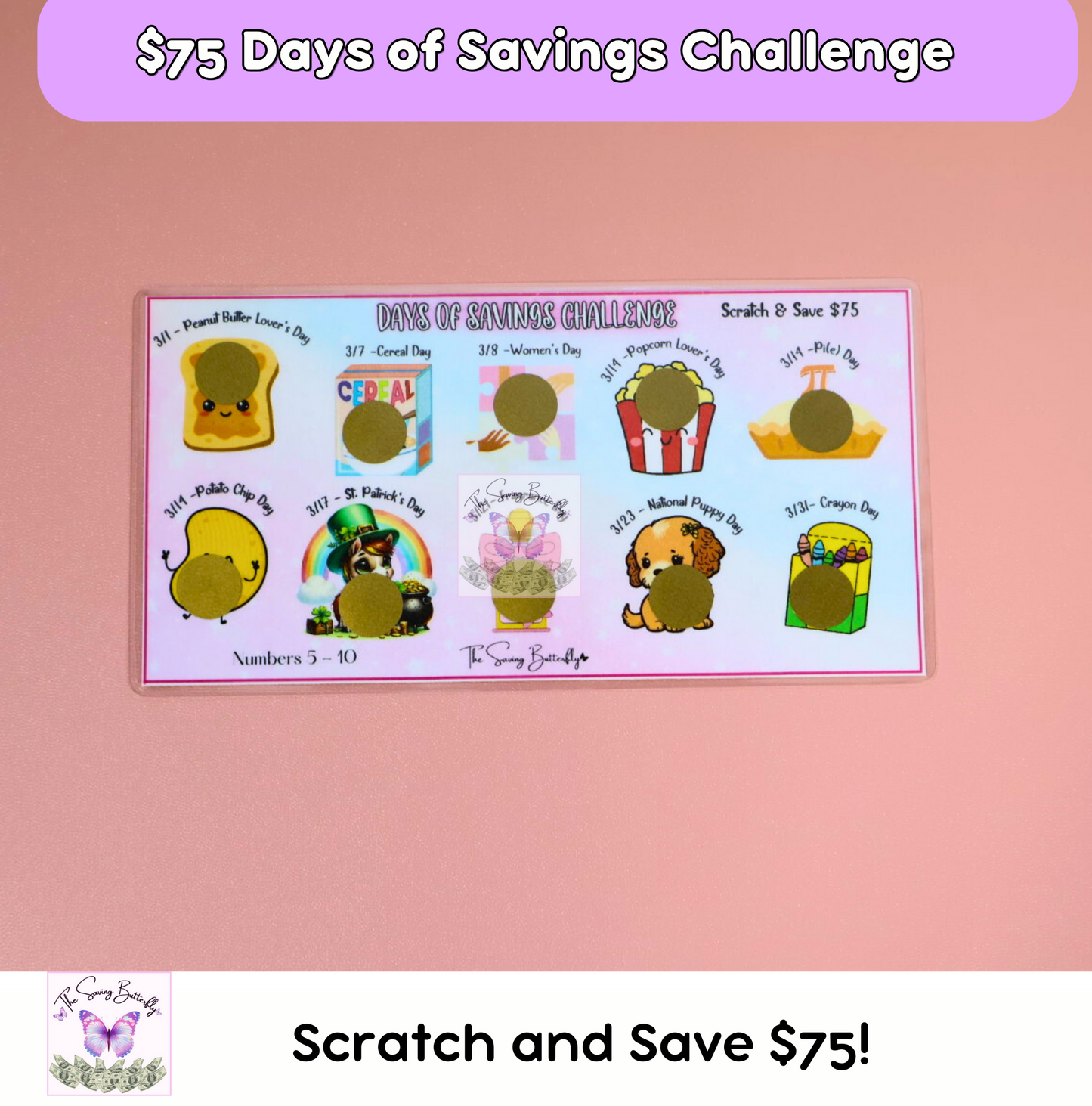 March Savings Challenge Bundle Set