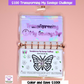 $500 Mini Butterfly Savings Challenge Binder Set