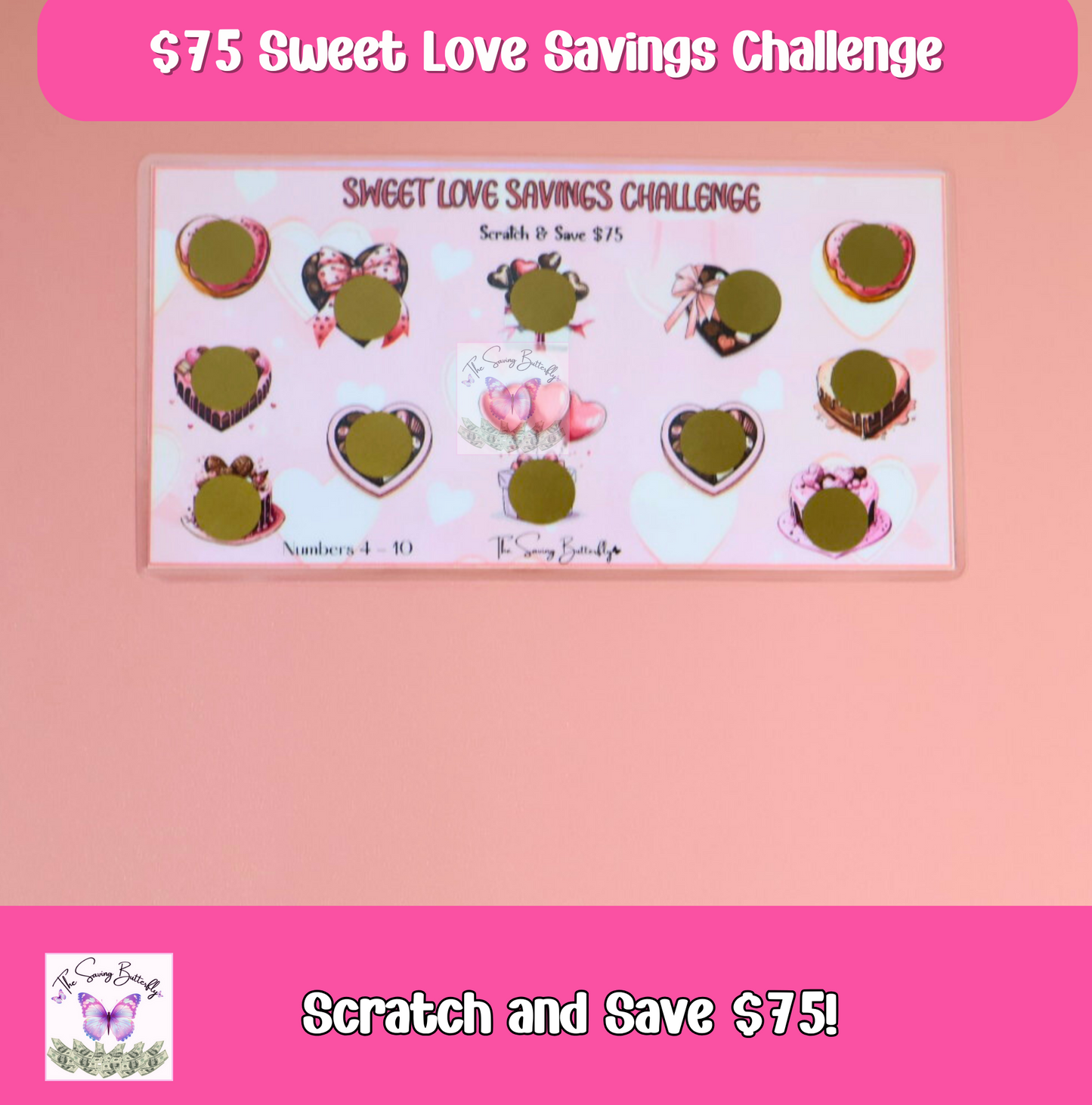 February Savings Challenge Bundle Set A6 Size