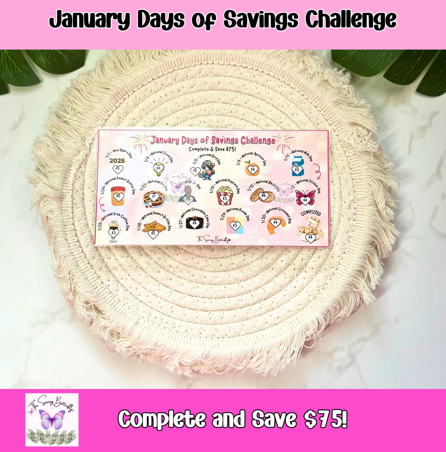 January Savings Challenge Bundle