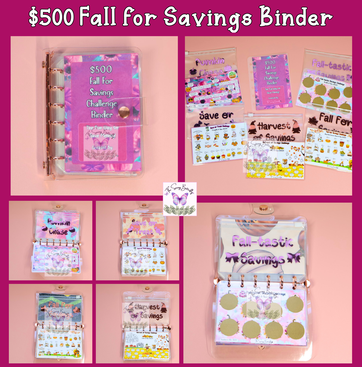 4 Seasons Mini Savings Challenge Binder Bundle