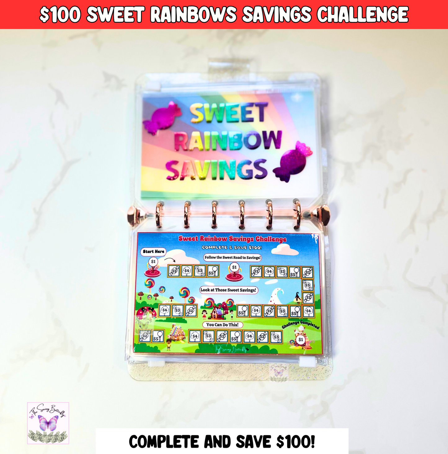 Rainbow Savings Challenge Set