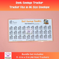 Household Savings Tracker Bundle Set A6 Size