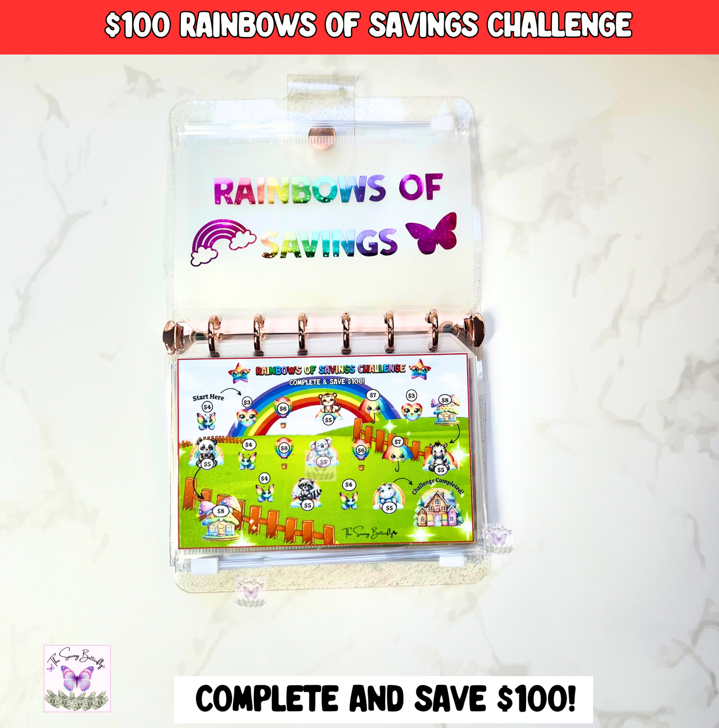Rainbow Savings Challenge Set