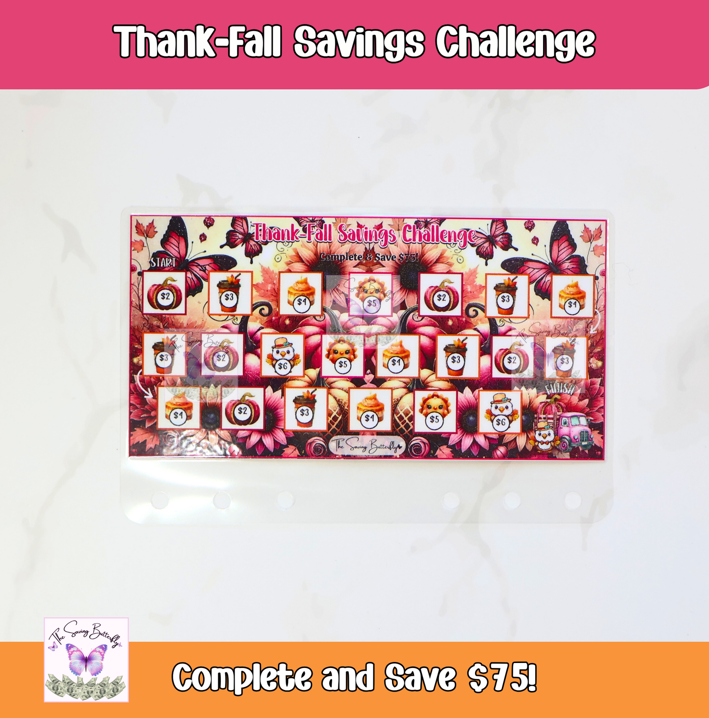 November Savings Challenge Bundle Set