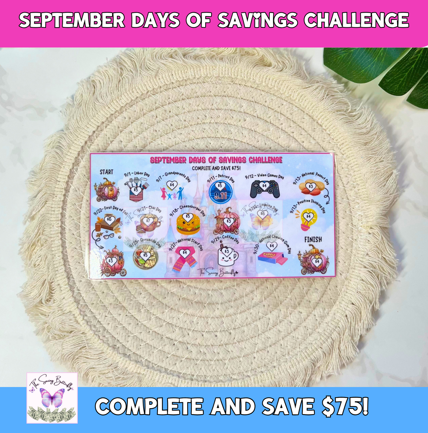 September Savings Challenge Bundle Set