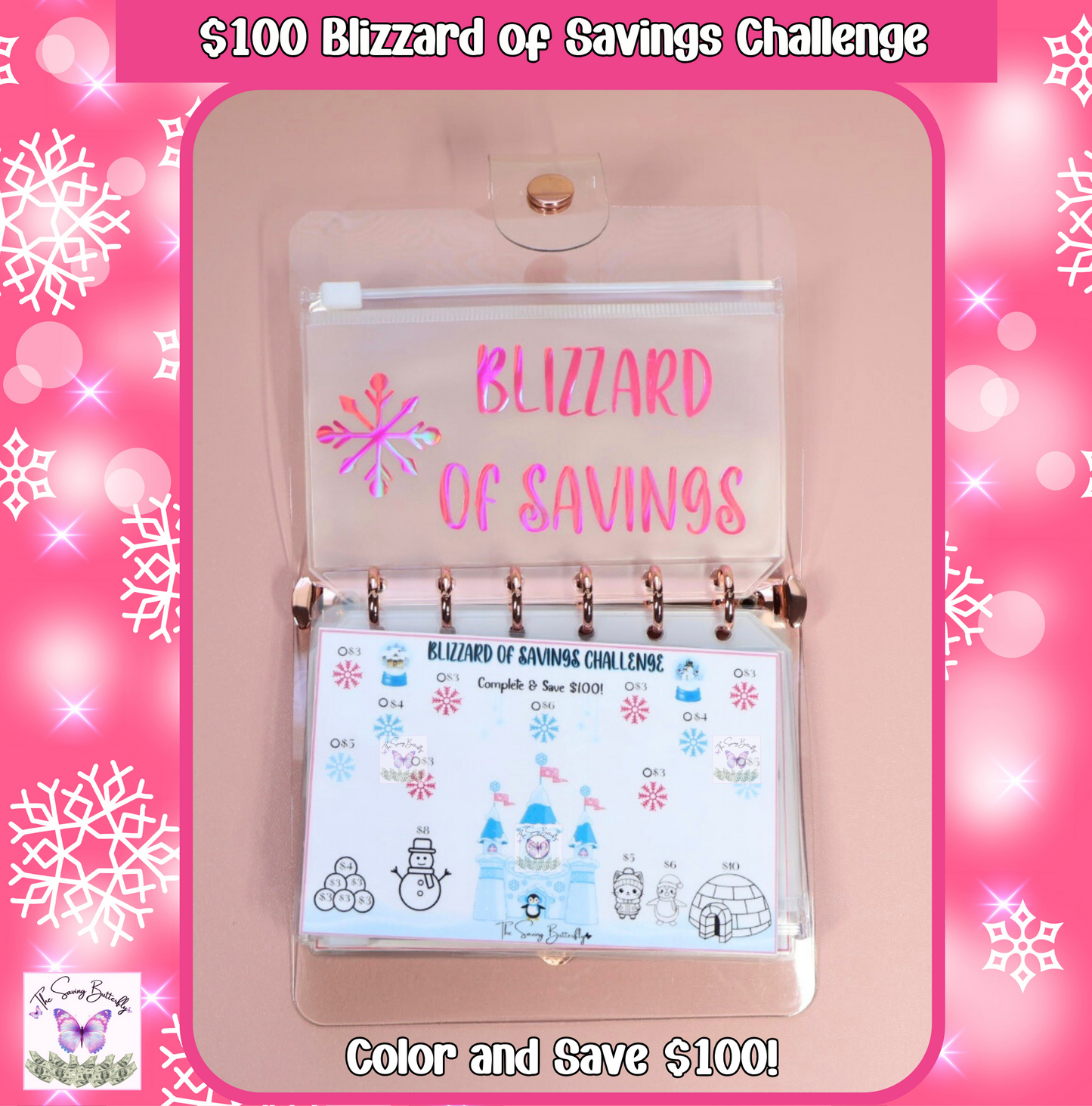 $500 Mini Winter Wonderland Savings Challenge Set