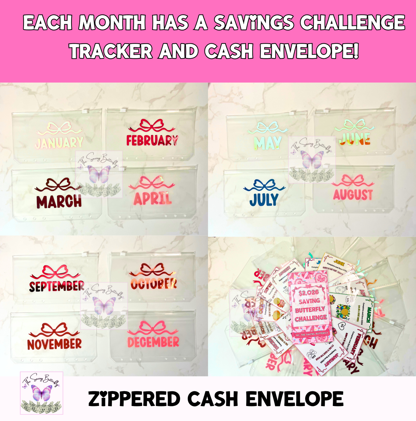 2026 Saving Butterfly Challenge Binder Set