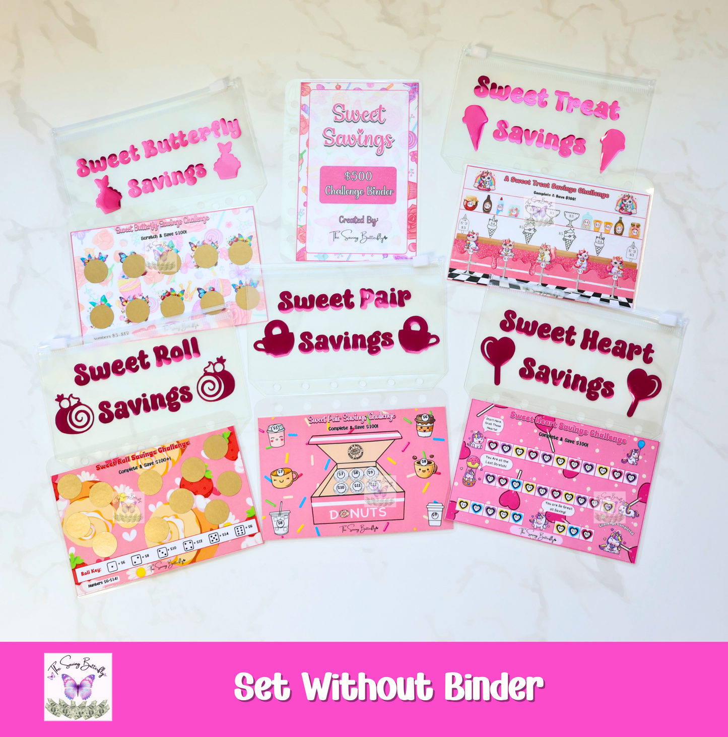 Mini Sweet Savings Challenge Binder Set