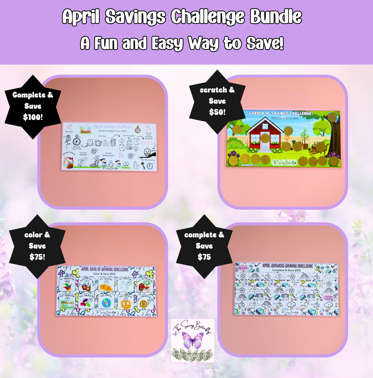 April Savings Challenge Bundle Set