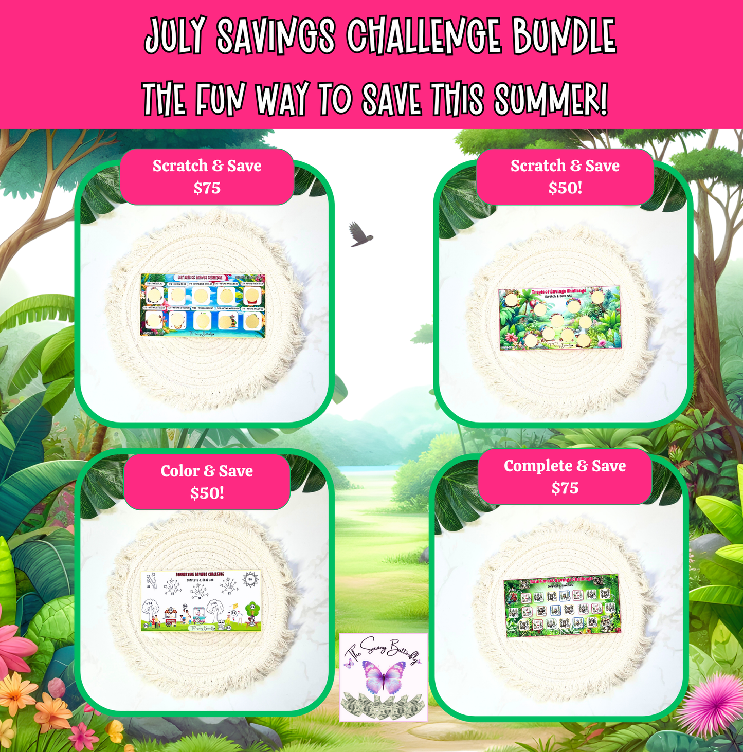 July Savings Challenge Bundle Set