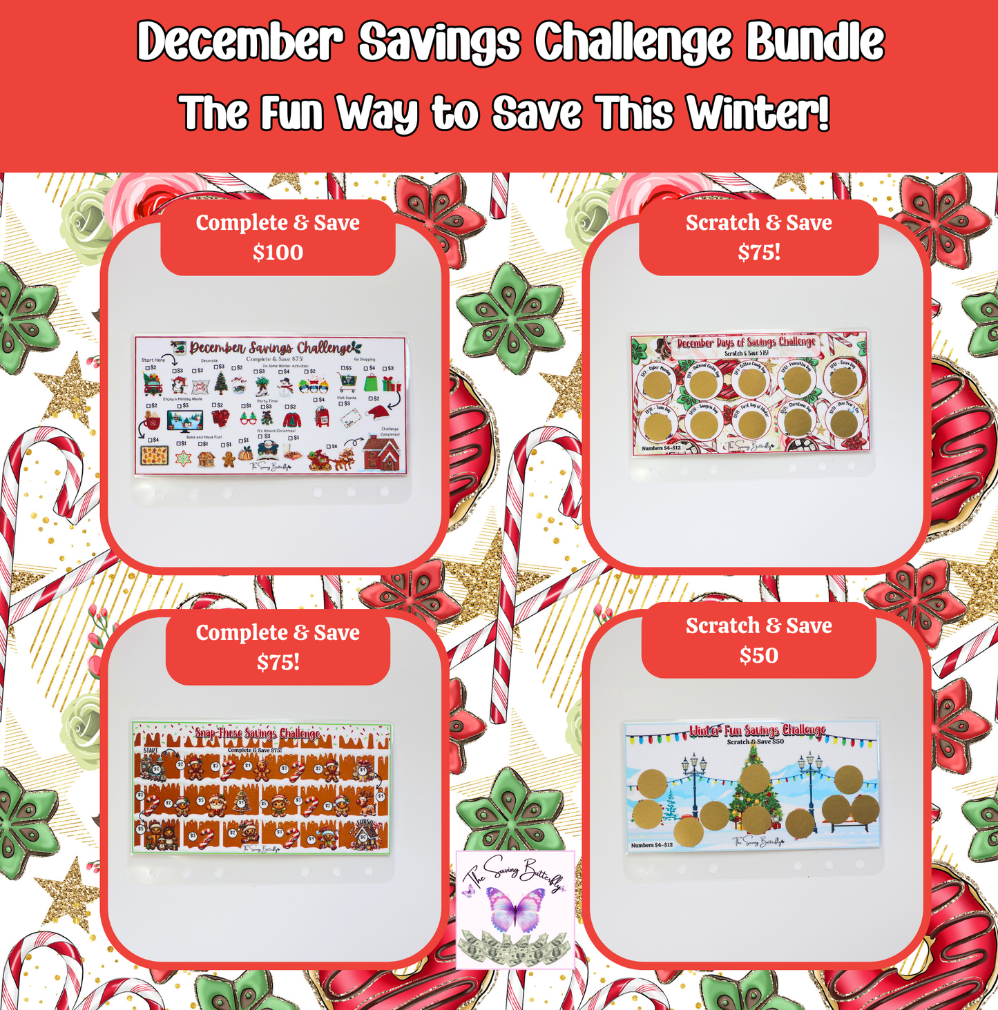 December Savings Challenge Bundle Set