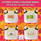 October Savings Challenge Bundle Set