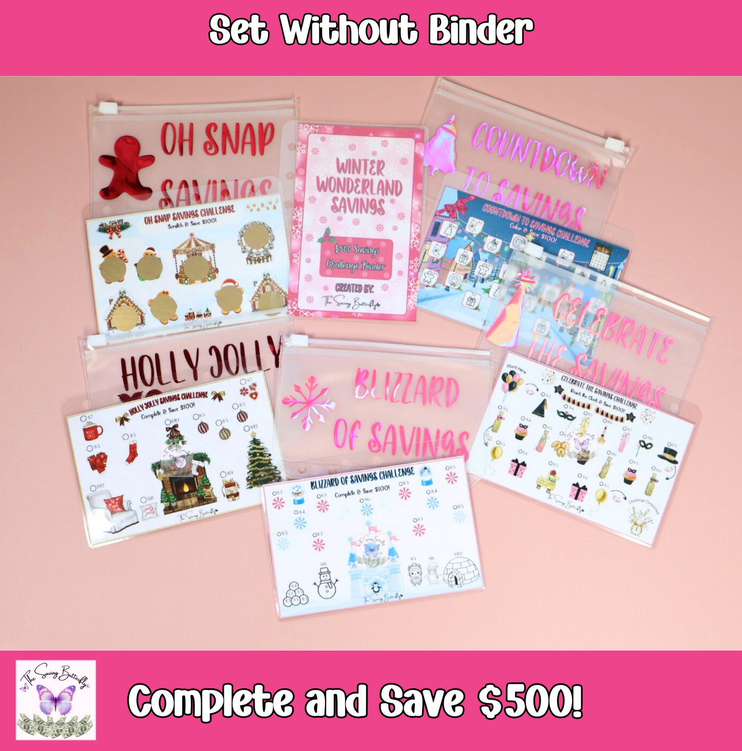 $500 Mini Winter Wonderland Savings Challenge Set