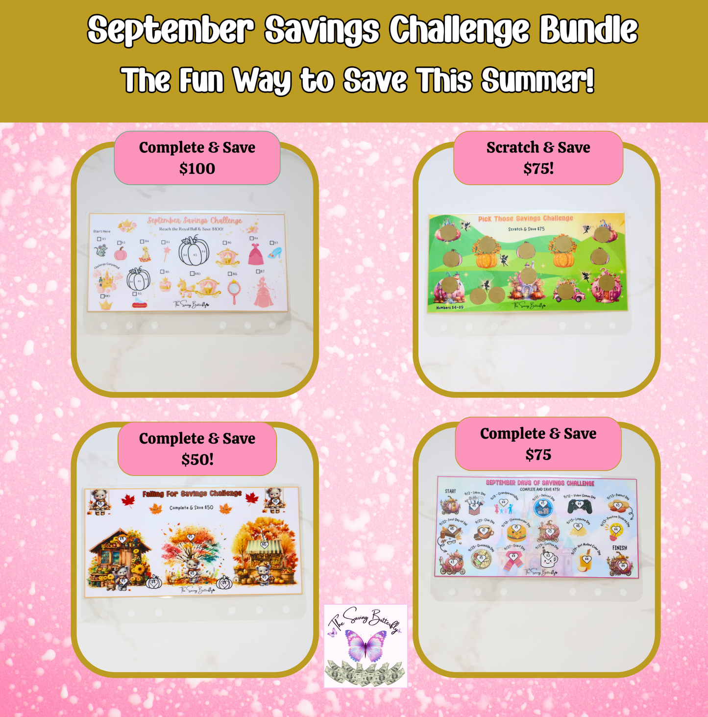 September Savings Challenge Bundle Set