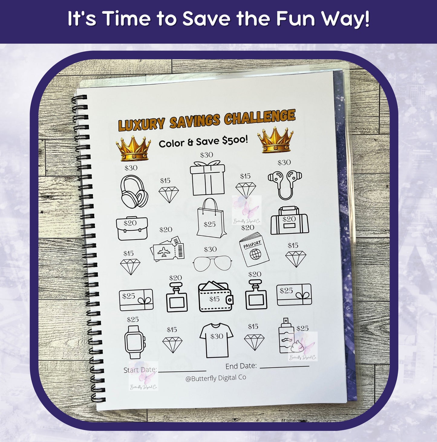 The Fun Savings Challenge Book for Men